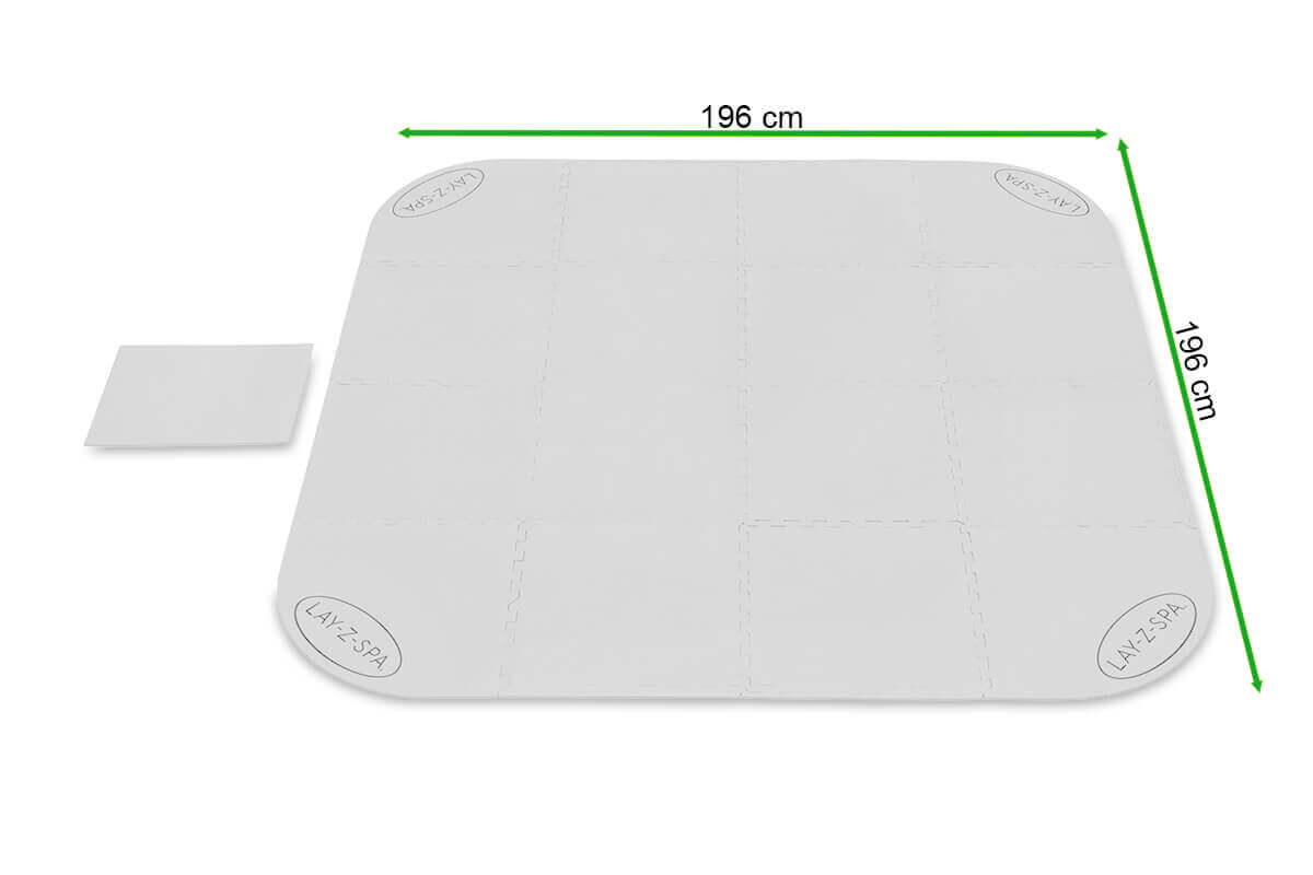 Podkład pod jacuzzi LAY-Z-SPA 2x2m - Bestway - rycina z wymiarami