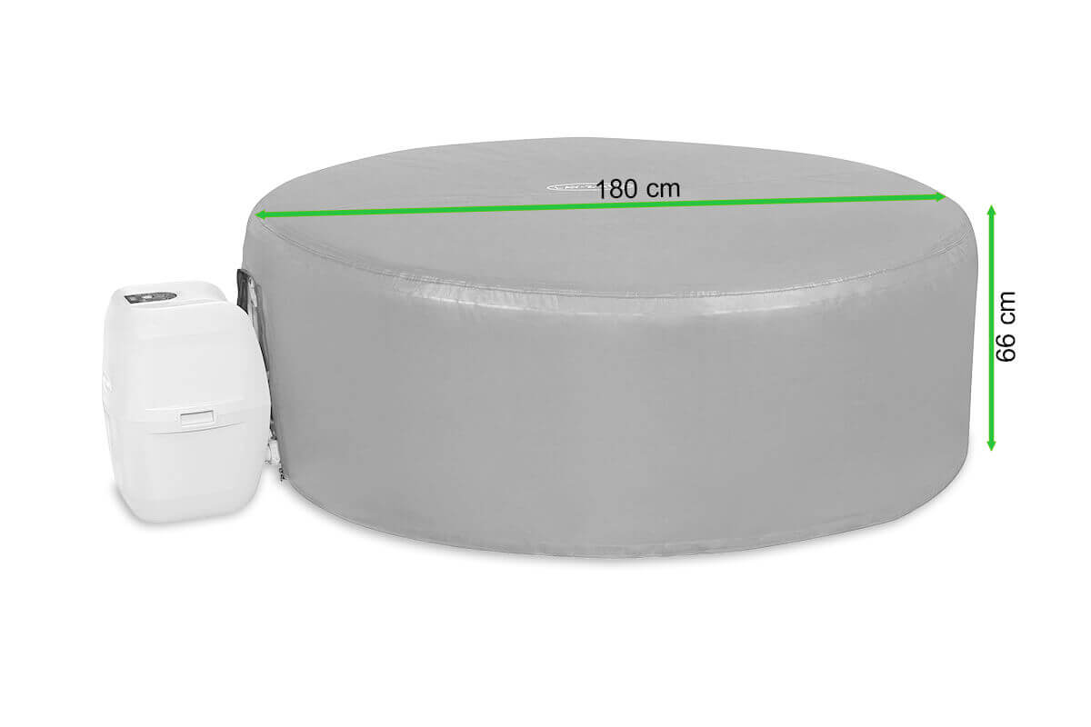 Pokrywa termiczna do jacuzzi ENERGYSENCE śr. 1,8m - Bestway - rycina z wymiarami